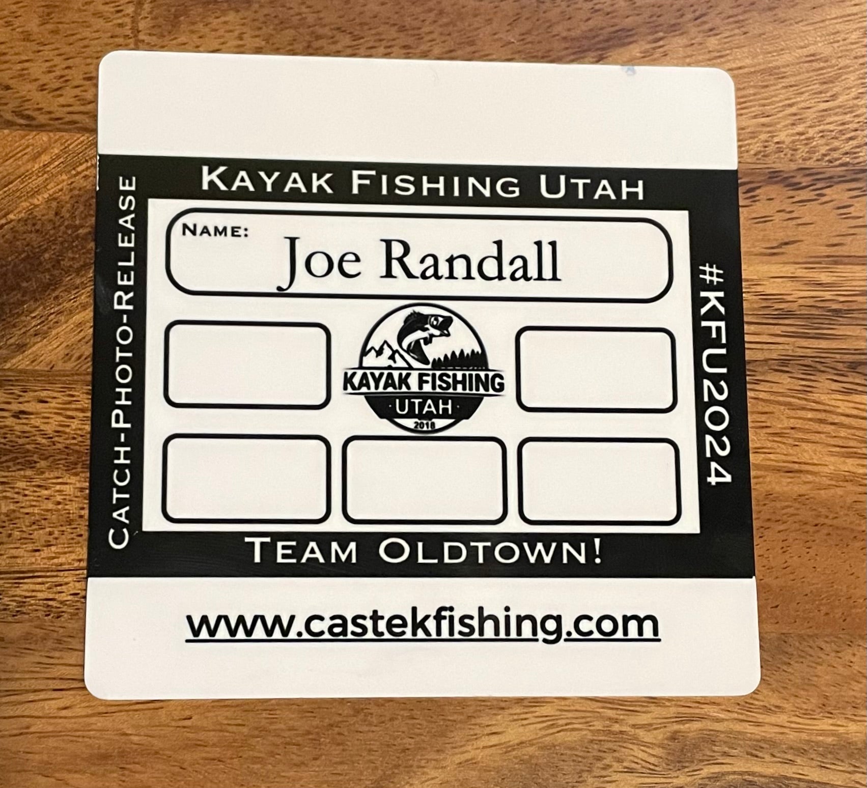 Tourney Tag - Kayak Fishing Utah - Castek Fishing